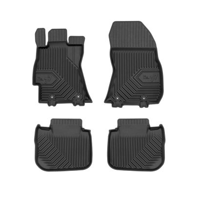 3D Gumené rohože No.77 pre SUBARU OUTBACK IV (pre verziu s automatickou prevodovkou) 2009-2014 (4 ks)