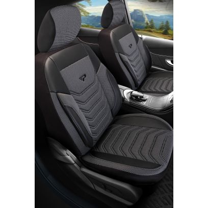 Autopoťahy Florida čierno_sivé – elegantné poťahy na sedadlá do auta