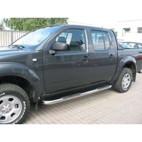 Bočné nerezové rámy, Nissan Navara 4dr