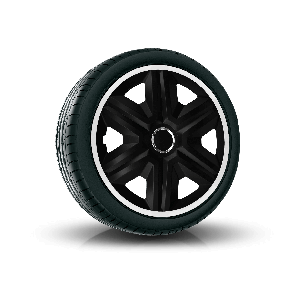 Puklice pre OPEL 16", FAST LUX BIELO-ČIERNE 4KS