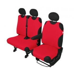 Autotričká COTTON DV 2+1 červené pre dodávky mikrobusy