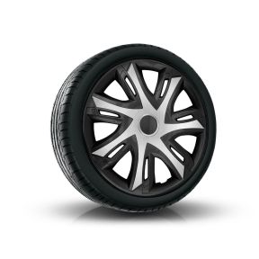 Puklice CHEVROLET 15", N-POWER BICOLOR strieborno-čierne  4ks