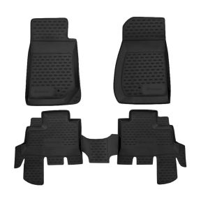 Gumené rohože  JEEP WRANGLER 4 DOORS 2007-up, 4 ks
