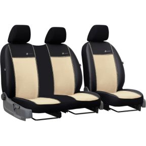 Autopoťahy na mieru Exclusive (Alkantara / eko-koža) pre Volkswagen T6 2+1 (2015-2024)
