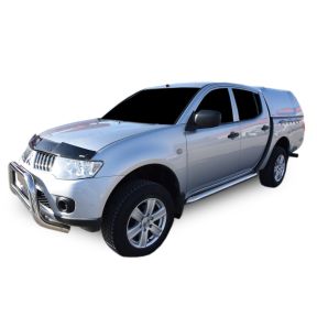 Bočné nerezové rámy pre Mitsubishi L200 2007-2016 4D (76mm)