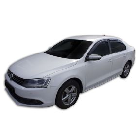 Deflektory SCOUTT pre VOLKSWAGEN JETTA, Ľ + P 2011-, predné a zadné, 4ks, 5-dverový
