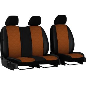 Autopoťahy na mieru Kožené NISSAN PRIMASTAR 2+1 (2001-2014)