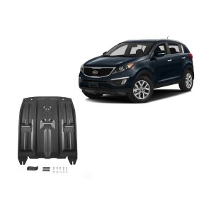 Oceľový kryt motora a prevodovky Kia Sportage 2WD/4WD 2,0MPI; 2WD/4WD 2,0CRDI; 2WD/4WD 1,6T (177hp) 2016-