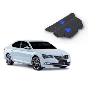 Oceľový kryt motora a prevodovky Skoda Superb FWD/4WD 1,4TSI; FWD/4WD 1,8TSI; FWD/4WD 2,0TSI 2015-