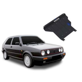 Oceľový kryt motora a prevodovky Volkswagen Golf II MT pasuje na všetky motory 1986-1992