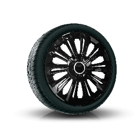 Puklice pre OPEL 16", STRONG ČIERNE LAKOVANÉ 4ks
