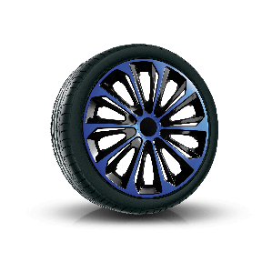 Puklice pre OPEL 16", STRONG DUOCOLOR MODRO-ČIERNE 4ks