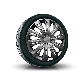 Puklice pre CHEVROLET 15", STRONG GRAFITOVÉ LAKOVANÉ 4ks