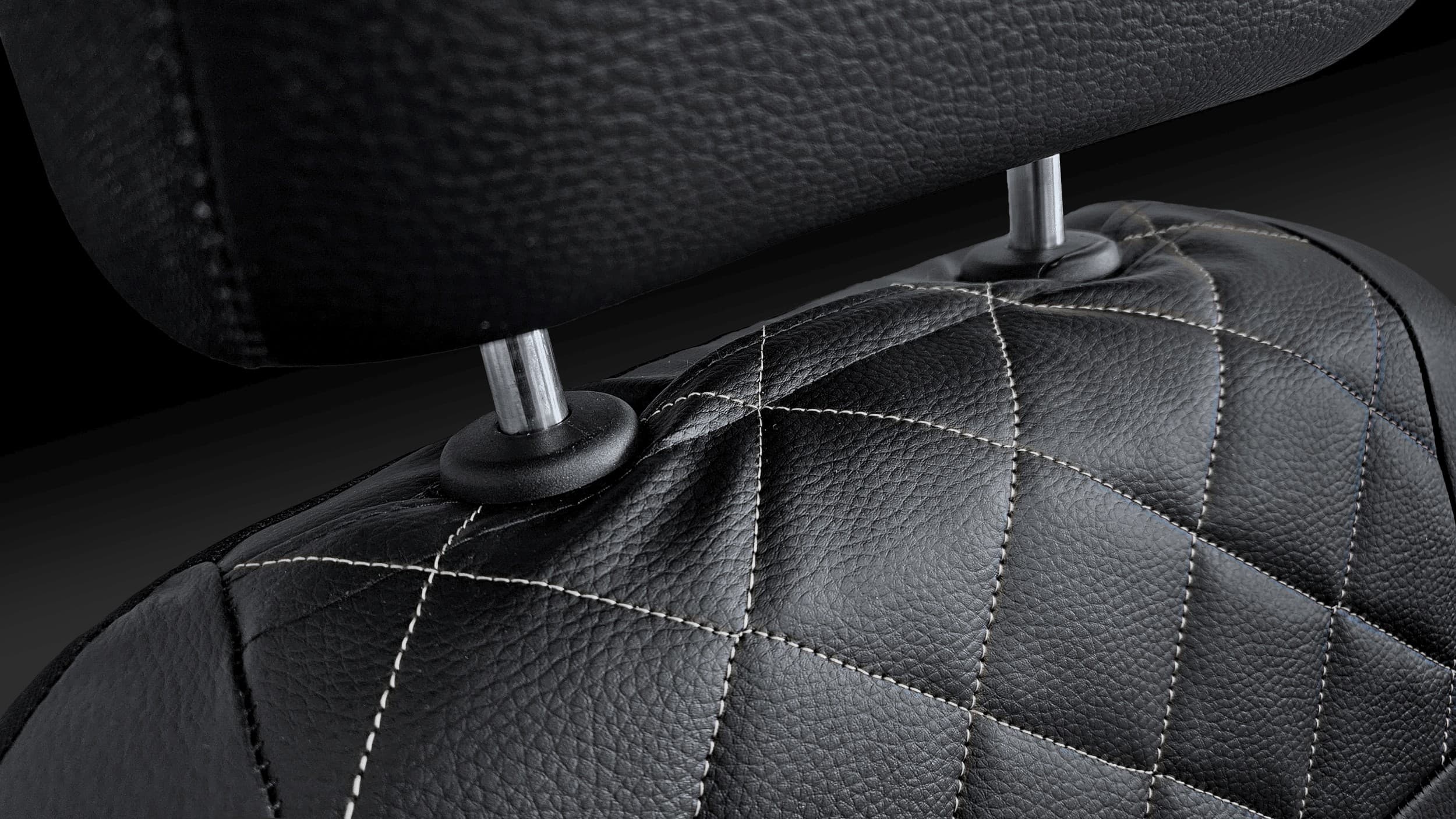 Autopoťahy Perfect Line – detail uchytenia hlavovej opierky